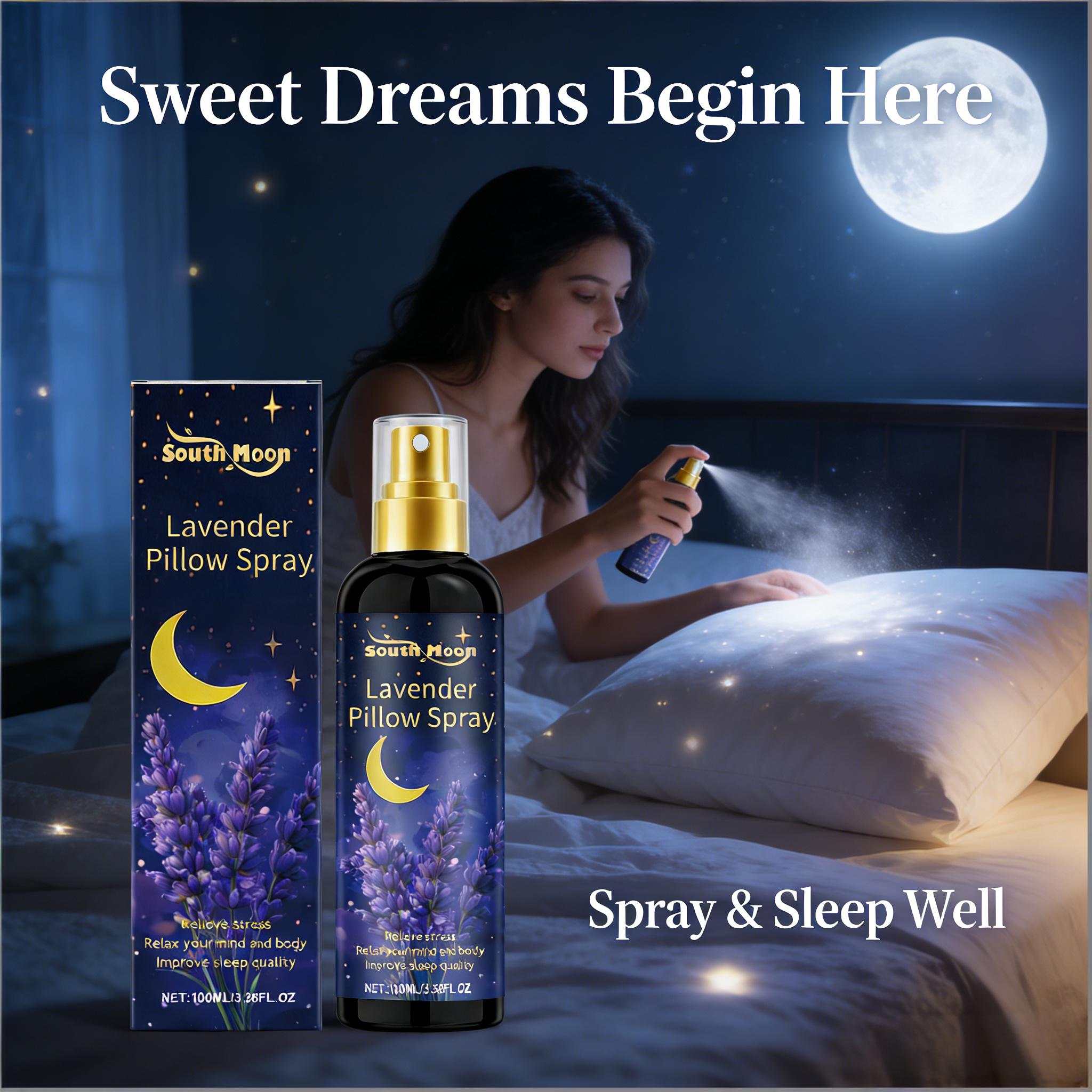 Lavender Pillow Spray - بخاخ النوم باللافندر للوسائد لتخفيف القلق