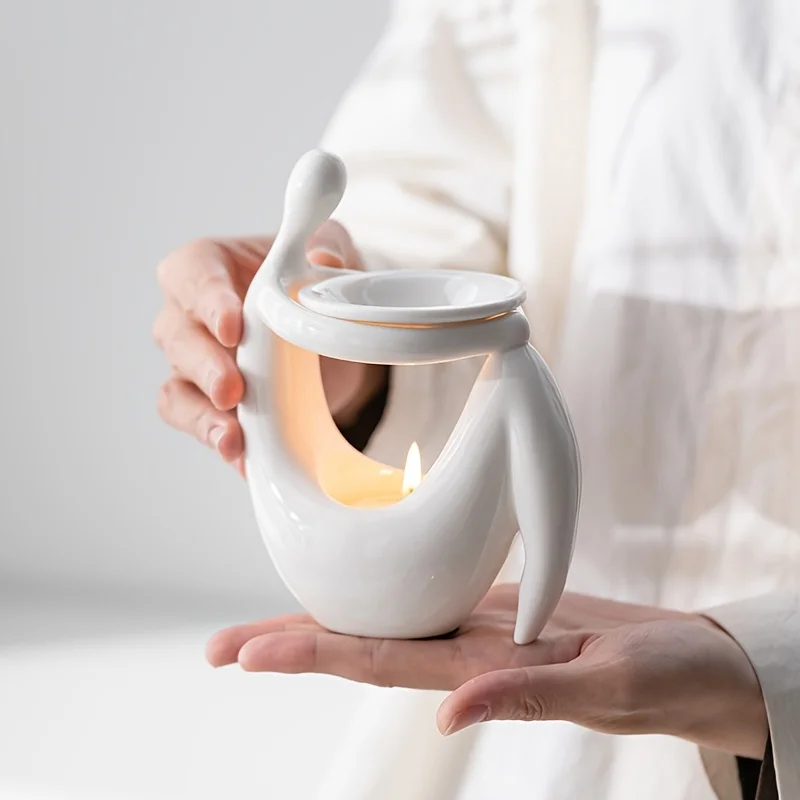 Home Fragrance Oils For Oil Burners - مبخرة سيراميك على شكل جسم الإنسان،