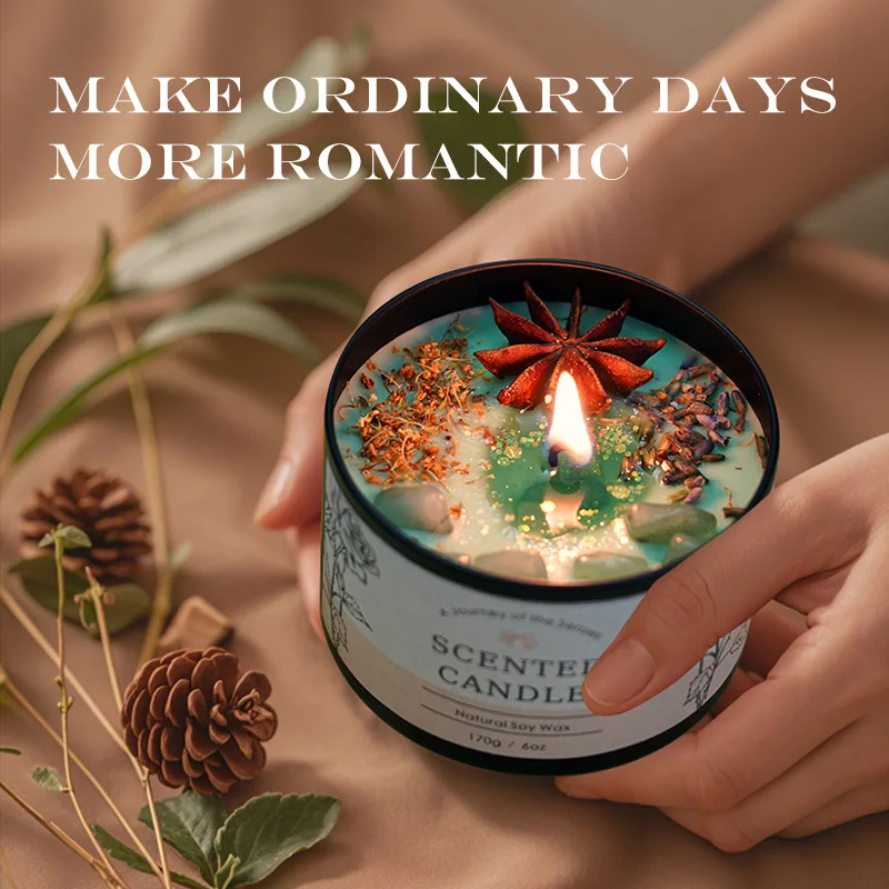 Home Fragrance Usa - شمعة عطرية كريستالية مبتكرة سعة 6