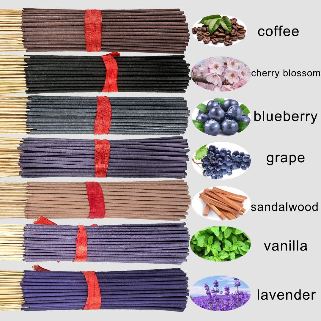 Home Fragrance Blueberry Scented Candle - 7 مجموعات من أعواد البخور المصنوعة