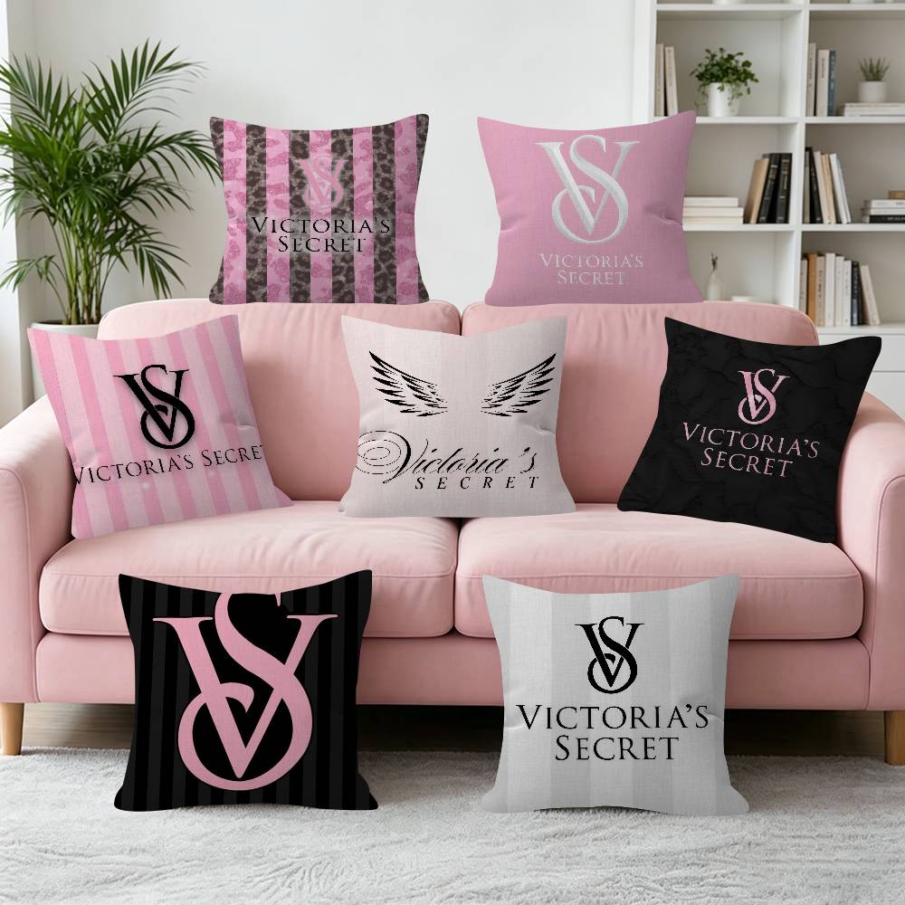 Home Fragrance Victoria Secret - غطاء وسادة مزخرف لتزيين الغرف، غطاء