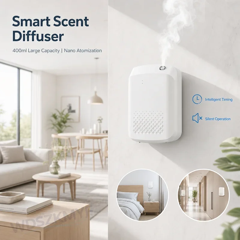 جهاز عطر كهربائي جديد مثبت على - مراجعة Home Fragrance Electric Diffuser وسعره