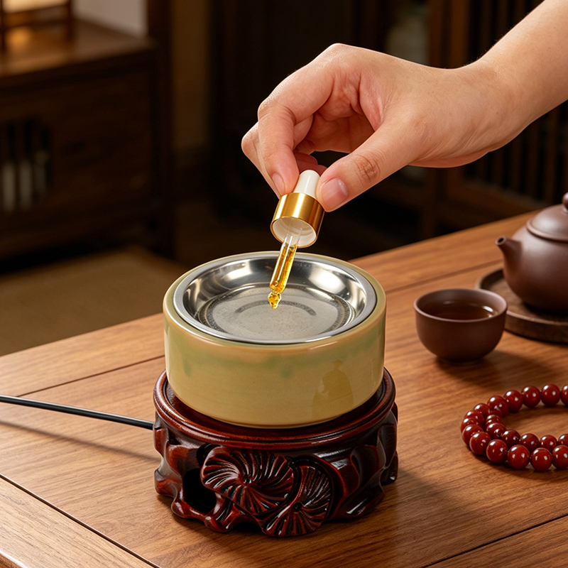 مبخرة سيراميك إلكترونية مع إضا - مراجعة Home Fragrance Oils For Oil Burners وسعره