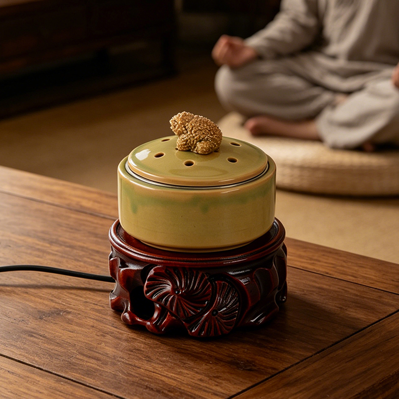 مبخرة سيراميك إلكترونية مع إضا - مراجعة Home Fragrance Oils For Oil Burners وسعره