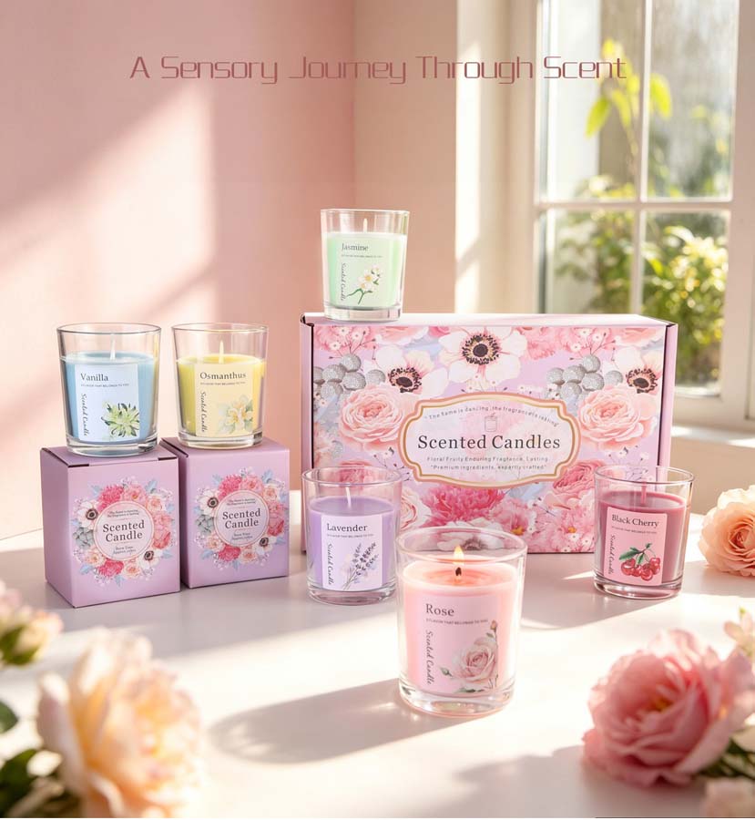 مجموعة هدايا شموع معطرة للعلاج - مراجعة Home Fragrance Usa وسعره