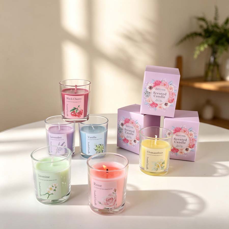 مجموعة هدايا شموع معطرة للعلاج - مراجعة Home Fragrance Usa وسعره